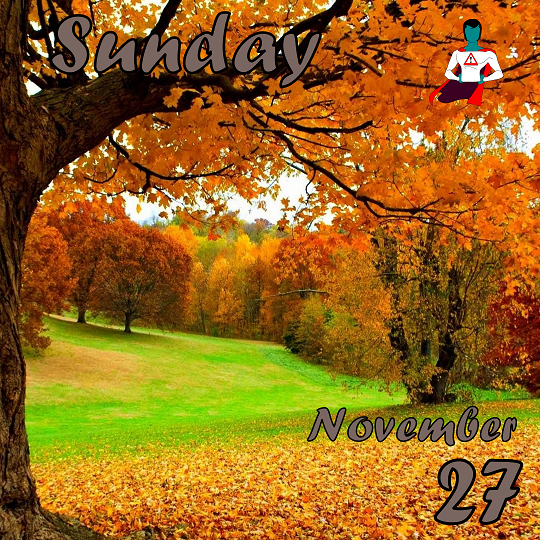 Calendar Date Image for Nov 27 